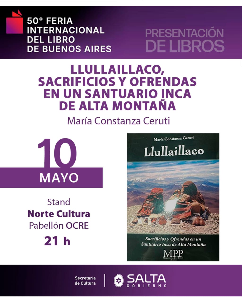 Nuestra Académica Correspondiente, Dra. Constanza Ceruti, presentó su libro en la Feria Internacional del Libro